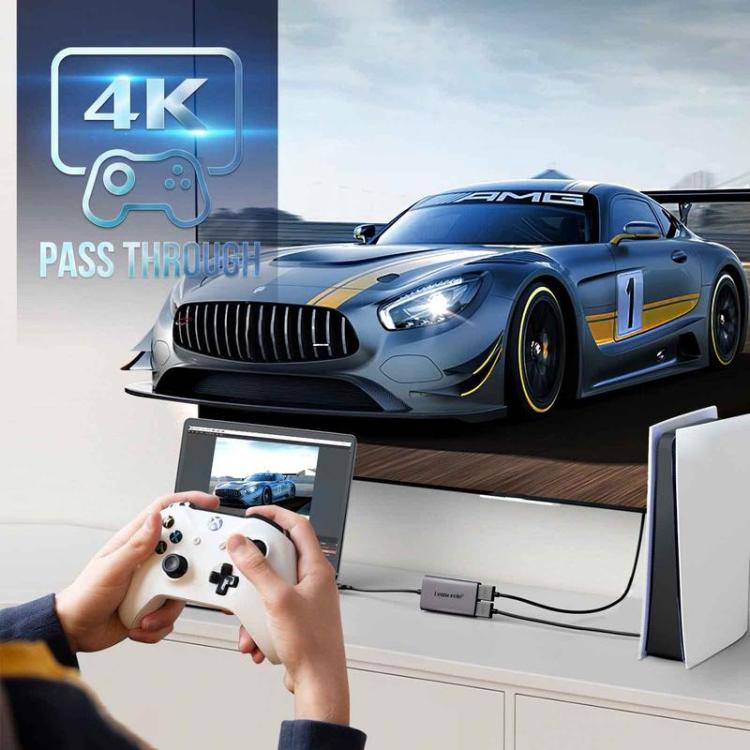 Lemorele AC02L 4K HDMI Capture Card 1080P 60FPS Ultra-Low Latency for Live Streaming