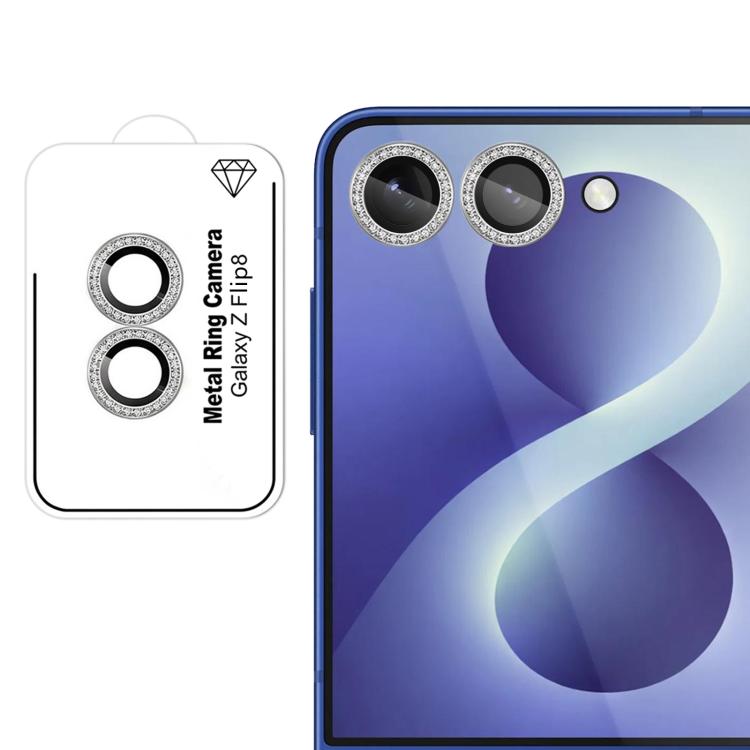 For Galaxy Z Flip8 5G Kalebol Individual Camera Lens Diamond Ring Protective Film