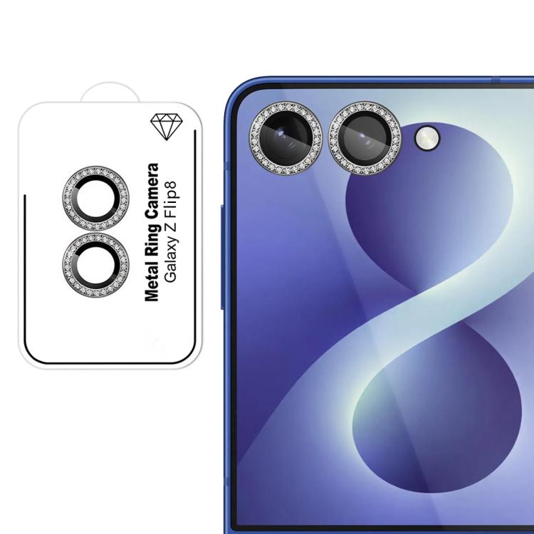 For Galaxy Z Flip8 5G Kalebol Individual Camera Lens Diamond Ring Protective Film