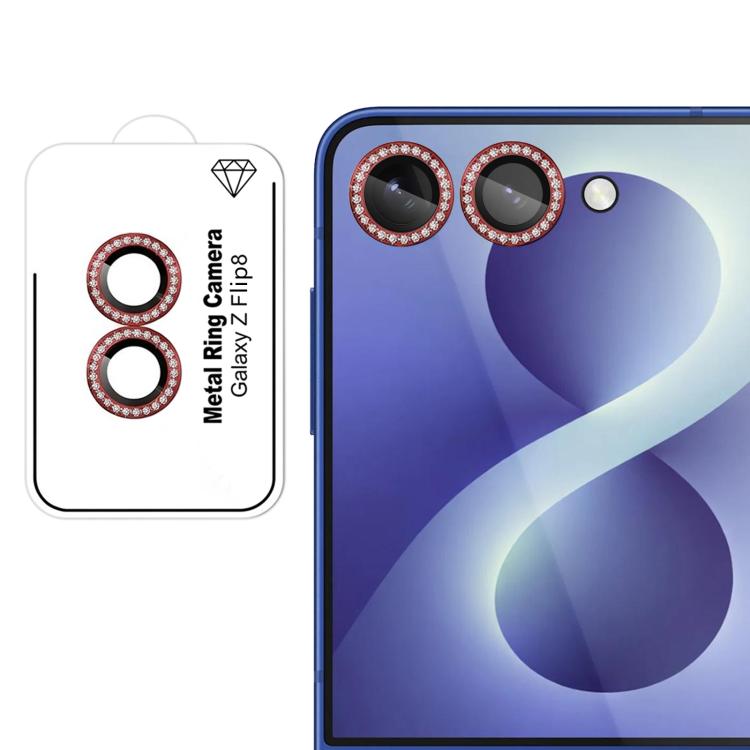 For Galaxy Z Flip8 5G Kalebol Individual Camera Lens Diamond Ring Protective Film
