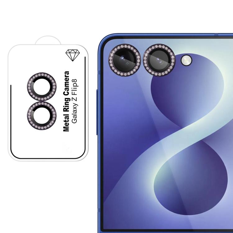 For Galaxy Z Flip8 5G Kalebol Individual Camera Lens Diamond Ring Protective Film