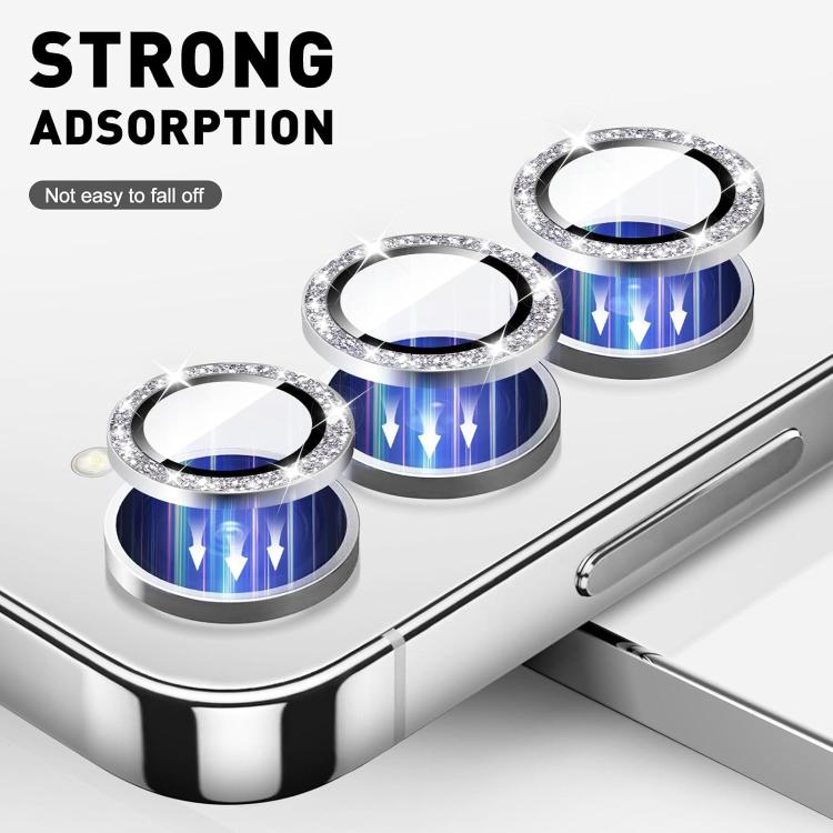 For Galaxy Z Flip8 5G Kalebol Individual Camera Lens Diamond Ring Protective Film