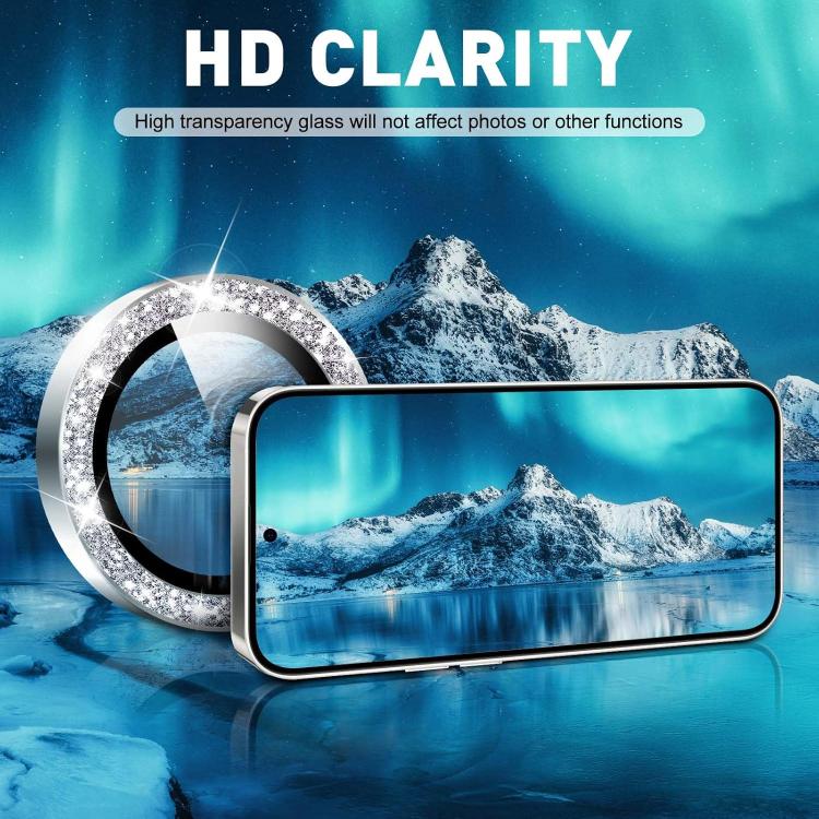 For Galaxy Z Flip8 5G Kalebol Individual Camera Lens Diamond Ring Protective Film