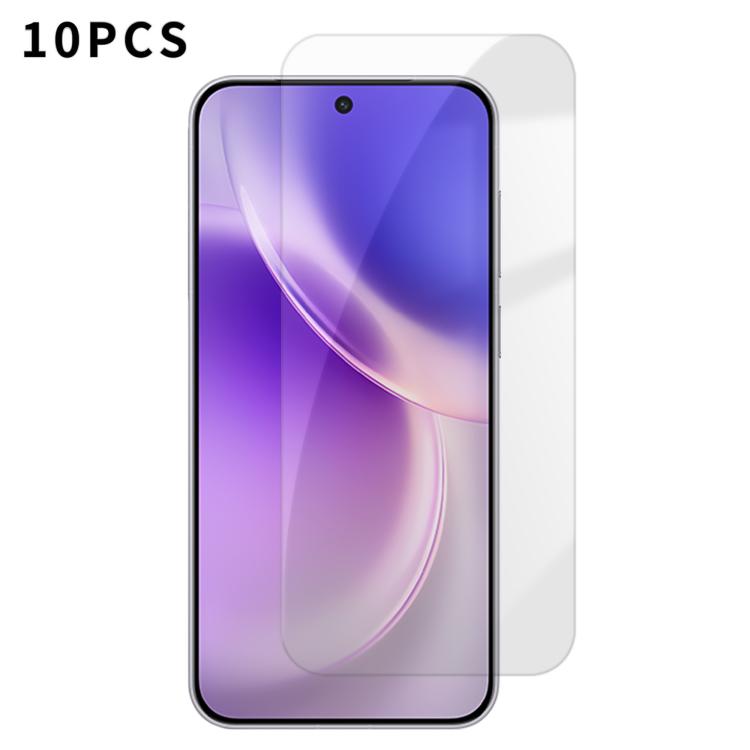 For vivo X300 Kalebol 10pcs High-Aluminum Semi-Screen Anti-Fingerprint HD Tempered Glass Film