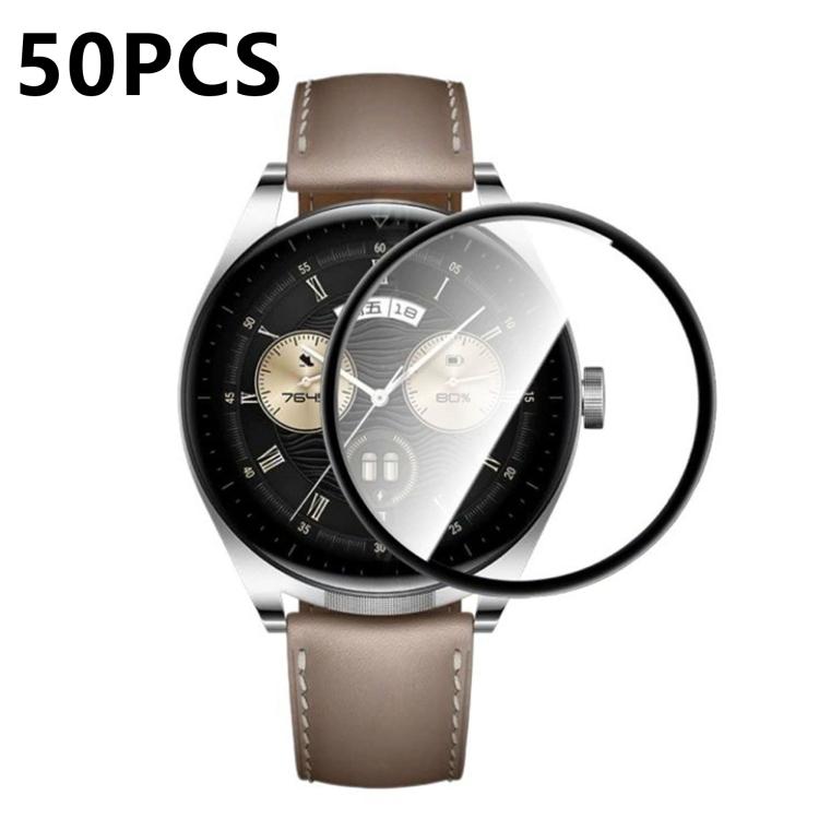 For Huawei Watch Buds 2 50pcs PMMA Composite Material Heat-Bendable HD Screen Protector