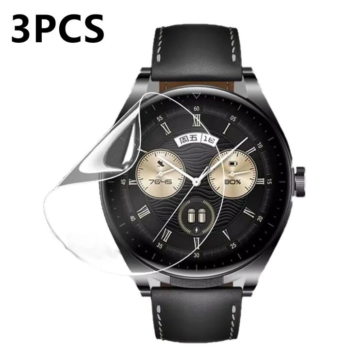 For Huawei Watch Buds 2 3pcs HD TPU Hydrogel Film Watch Screen Protector