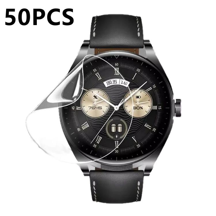 For Huawei Watch Buds 2 50pcs HD TPU Hydrogel Film Watch Screen Protector