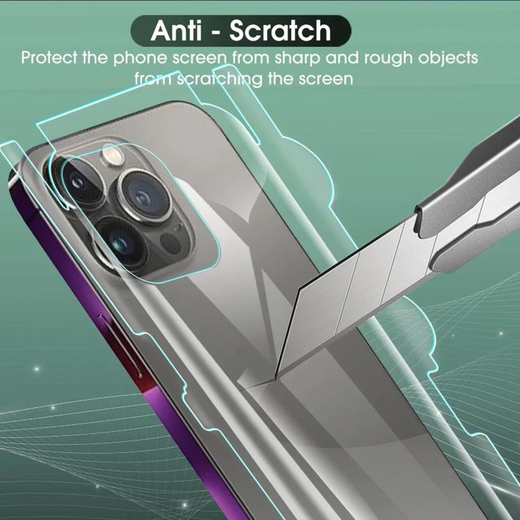 For iPhone 17 Pro Max 5pcs Diamond Invisible Back Frosted Full-Coverage Hydrogel Film