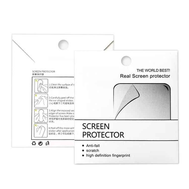 100pcs Watch Screen Protectors Paper Bags Lens Protectors Universal Cardboard Packaging