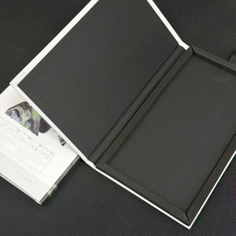 100pcs Gorilla Glass Screen Protector Folding Rigid Case Packaging Box with Hook
