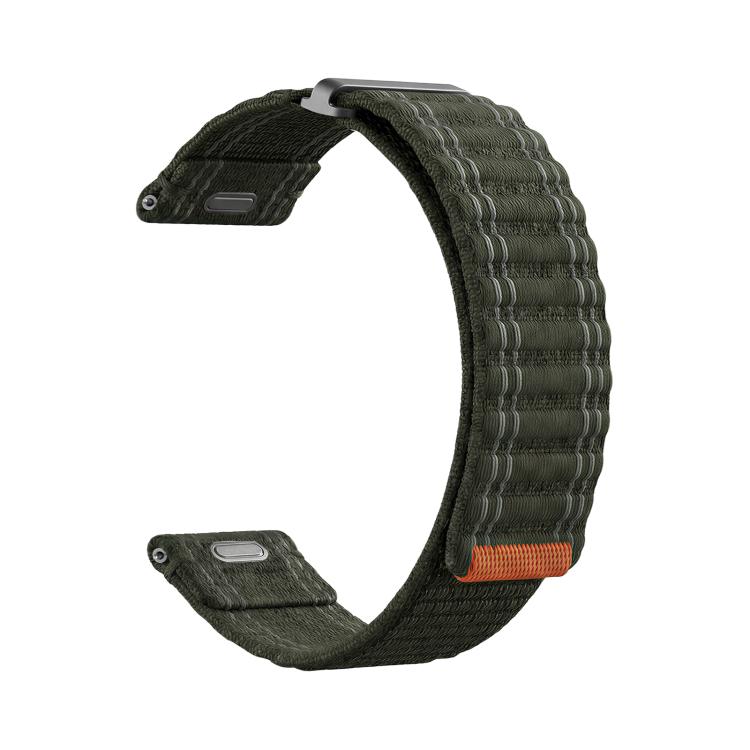 20mm Press Button Quick Release Wave Texture Nylon Loop Watch Band