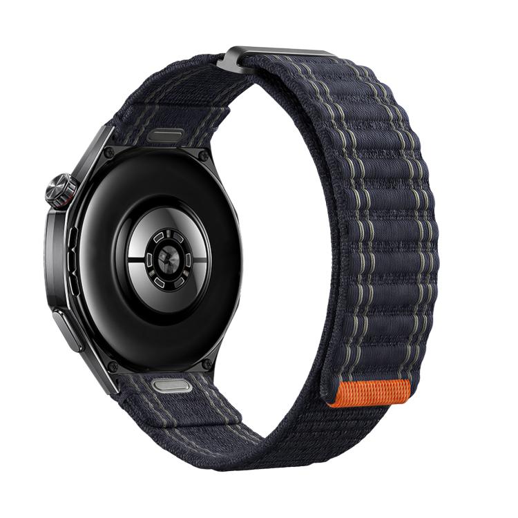20mm Press Button Quick Release Wave Texture Nylon Loop Watch Band