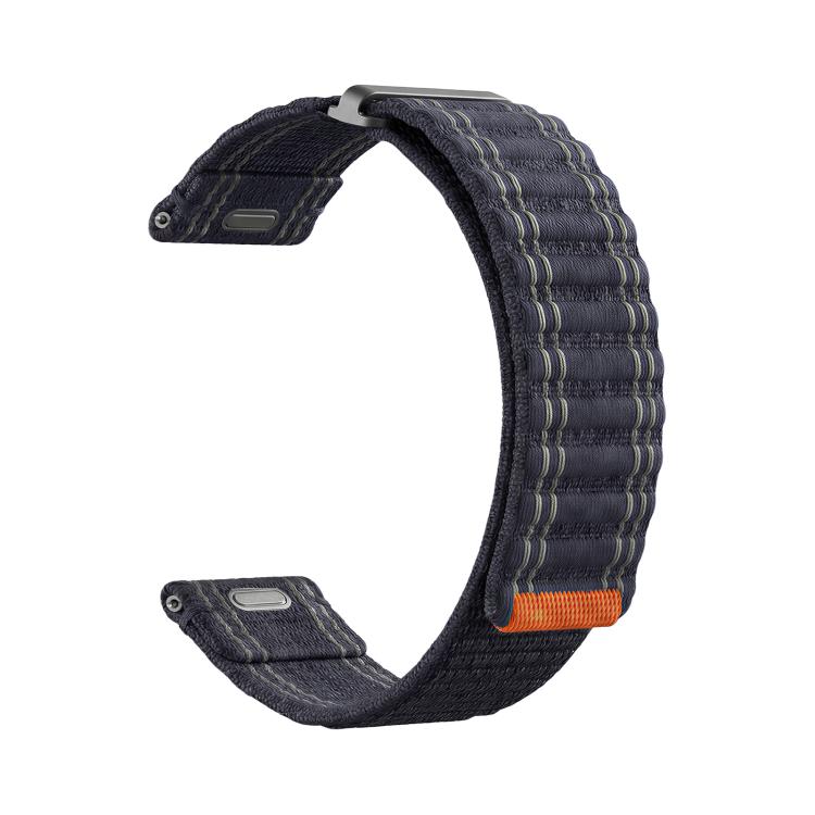 20mm Press Button Quick Release Wave Texture Nylon Loop Watch Band