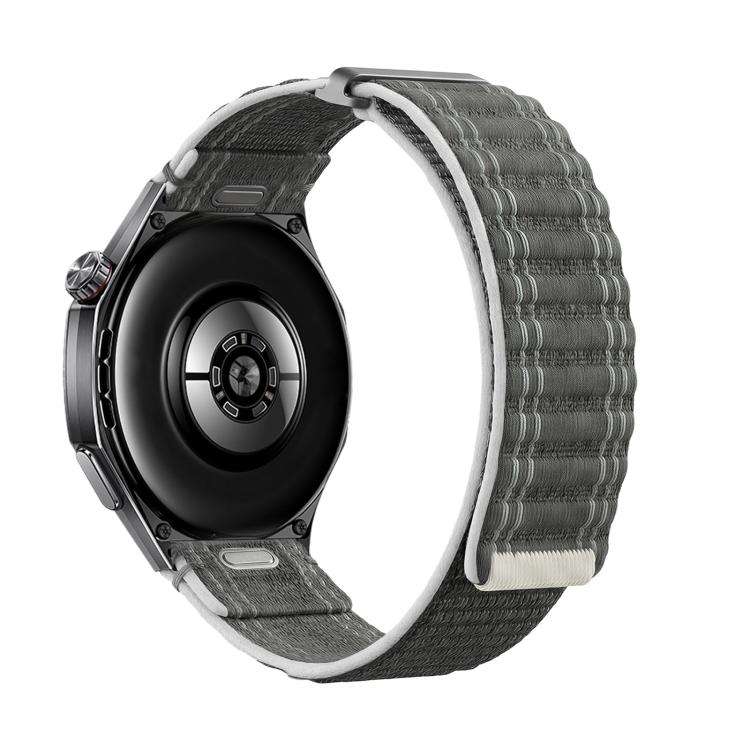 20mm Press Button Quick Release Wave Texture Nylon Loop Watch Band