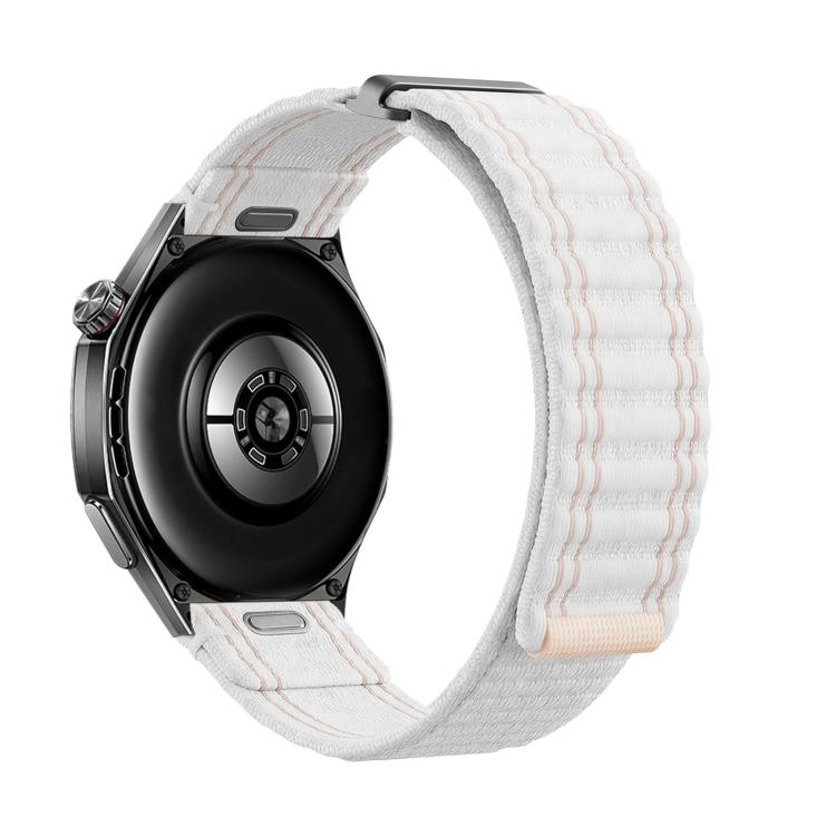22mm Press Button Quick Release Wave Texture Nylon Loop Watch Band