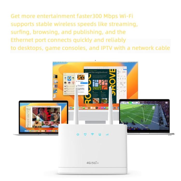 R311 Pro SIM Card WiFi Router 300Mbps Wireless Mobile Hotspot CPE 4G LTE Router