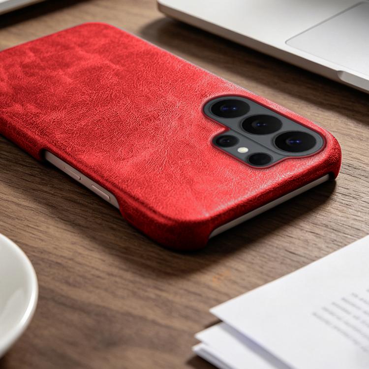 For Galaxy S26 Ultra 5G Retro-skin Magnetic Vegan Leather Back Phone Case