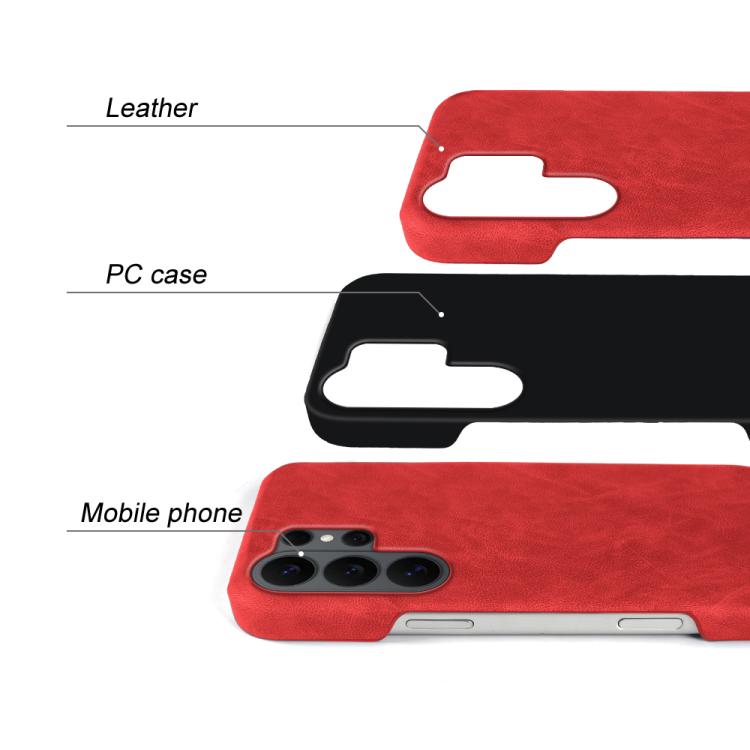 For Galaxy S26 Ultra 5G Retro-skin Magnetic Vegan Leather Back Phone Case