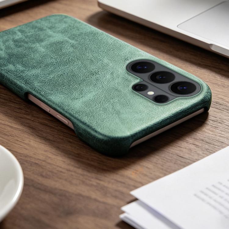 For Galaxy S26 Ultra 5G Retro-skin Magnetic Vegan Leather Back Phone Case