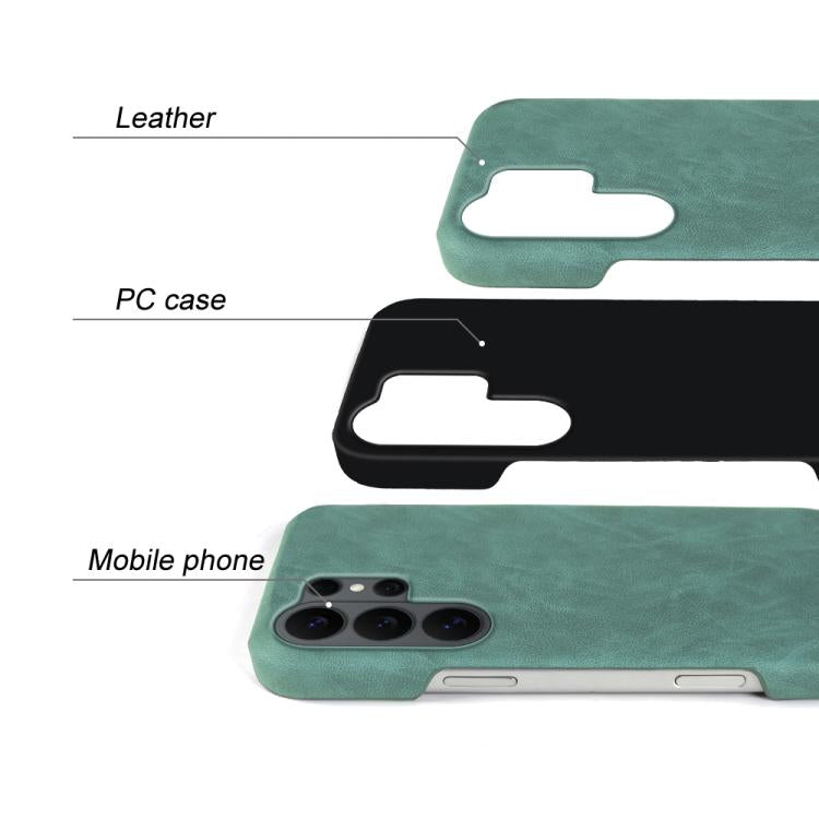 For Galaxy S26 Ultra 5G Retro-skin Magnetic Vegan Leather Back Phone Case