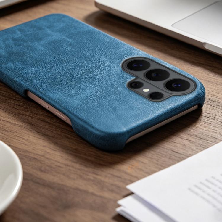 For Galaxy S26 Ultra 5G Retro-skin Magnetic Vegan Leather Back Phone Case