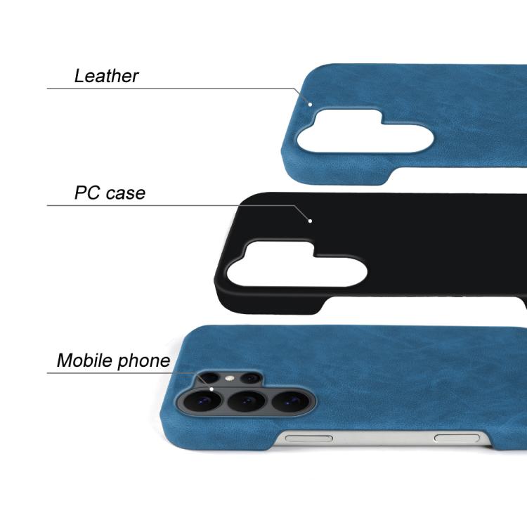 For Galaxy S26 Ultra 5G Retro-skin Magnetic Vegan Leather Back Phone Case