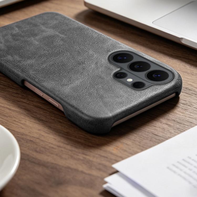For Galaxy S26 Ultra 5G Retro-skin Magnetic Vegan Leather Back Phone Case