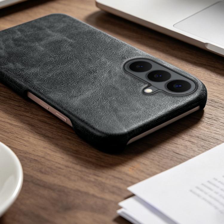 For Galaxy S26+ 5G Retro-skin Magnetic Vegan Leather Back Phone Case