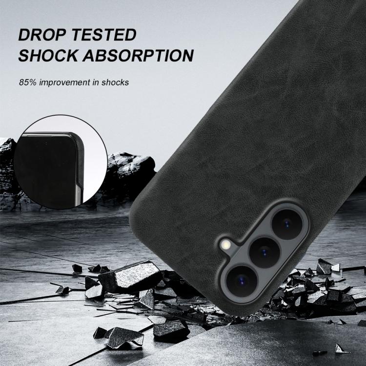 For Galaxy S26+ 5G Retro-skin Magnetic Vegan Leather Back Phone Case