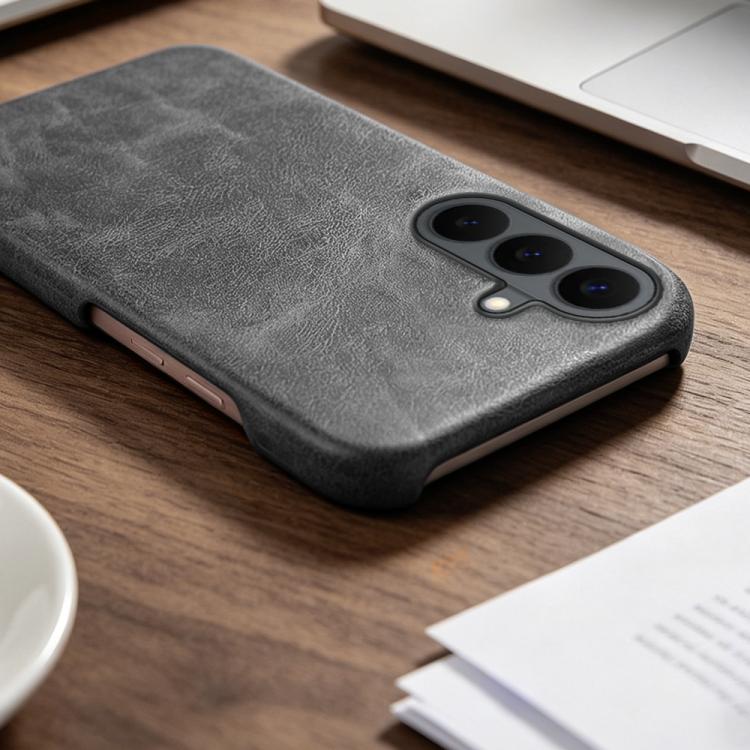 For Galaxy S26+ 5G Retro-skin Magnetic Vegan Leather Back Phone Case