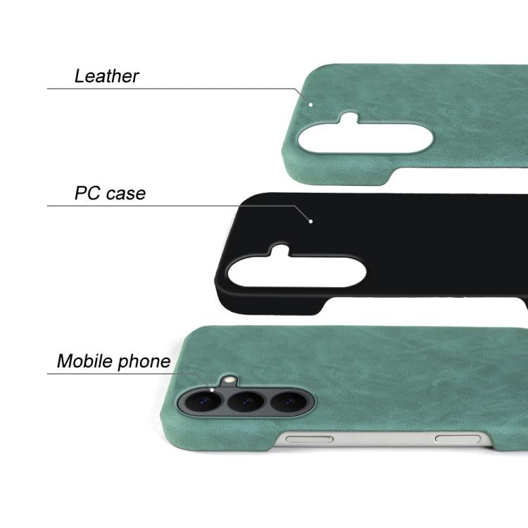 For Galaxy S26 5G Retro-skin Magnetic Vegan Leather Back Phone Case