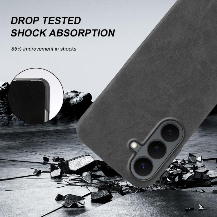 For Galaxy S26 5G Retro-skin Magnetic Vegan Leather Back Phone Case