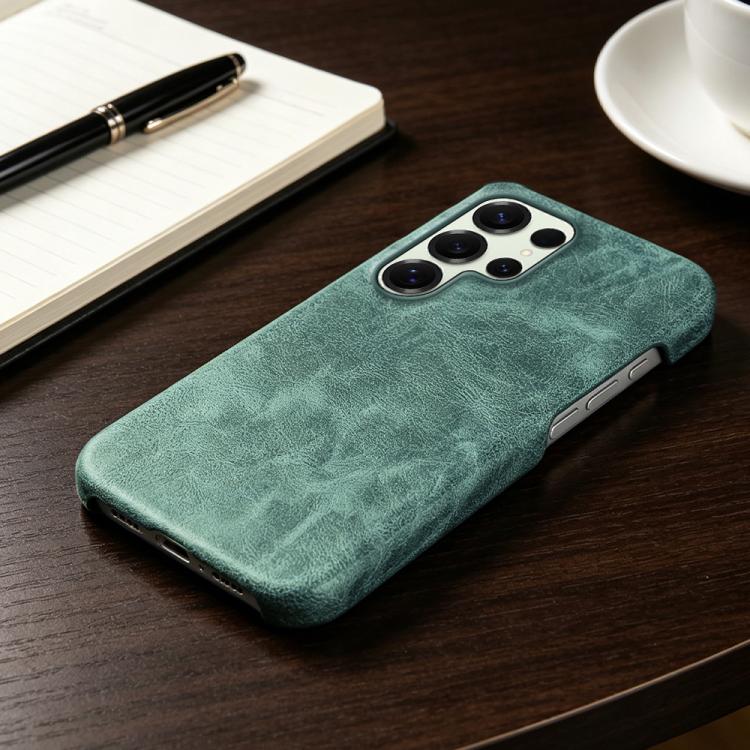 For Galaxy S25 Ultra 5G Retro-skin Magnetic Vegan Leather Back Phone Case