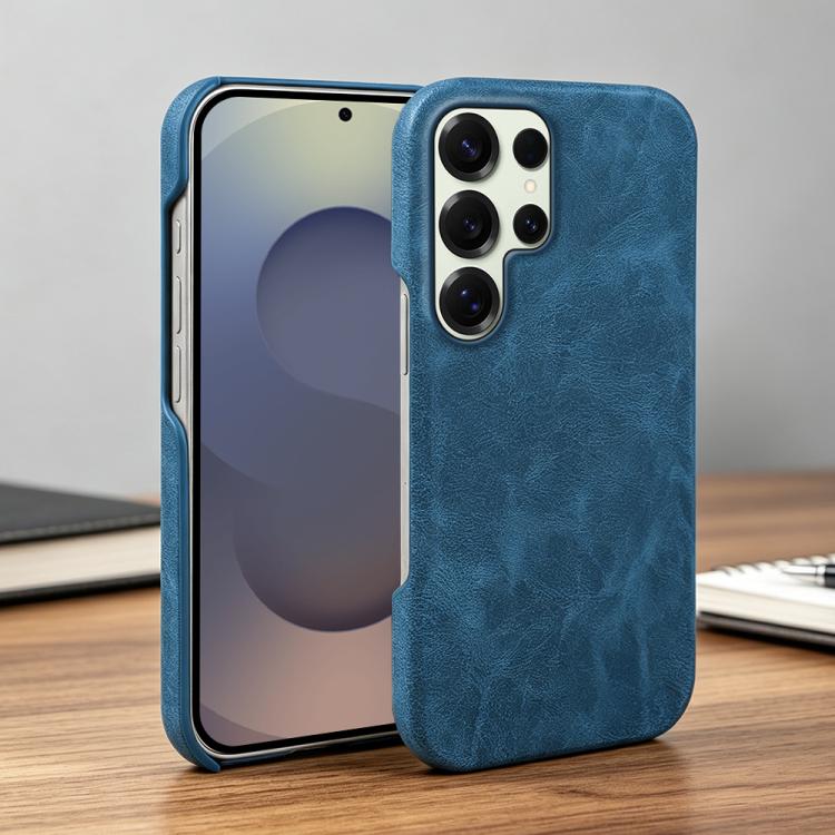 For Galaxy S25 Ultra 5G Retro-skin Magnetic Vegan Leather Back Phone Case