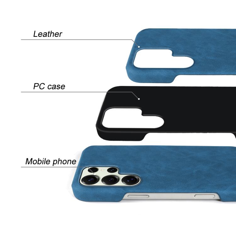 For Galaxy S25 Ultra 5G Retro-skin Magnetic Vegan Leather Back Phone Case