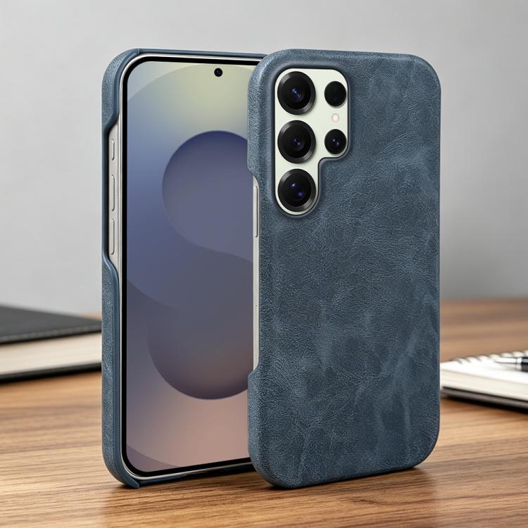 For Galaxy S25 Ultra 5G Retro-skin Magnetic Vegan Leather Back Phone Case