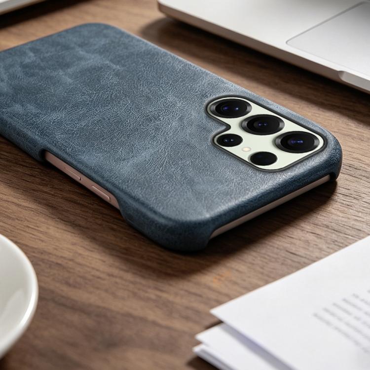 For Galaxy S25 Ultra 5G Retro-skin Magnetic Vegan Leather Back Phone Case