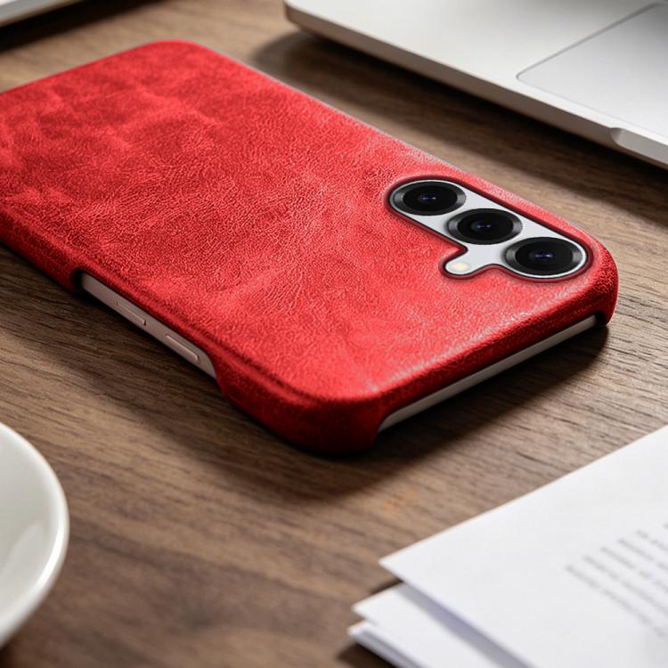 For Galaxy S25 5G Retro-skin Magnetic Vegan Leather Back Phone Case