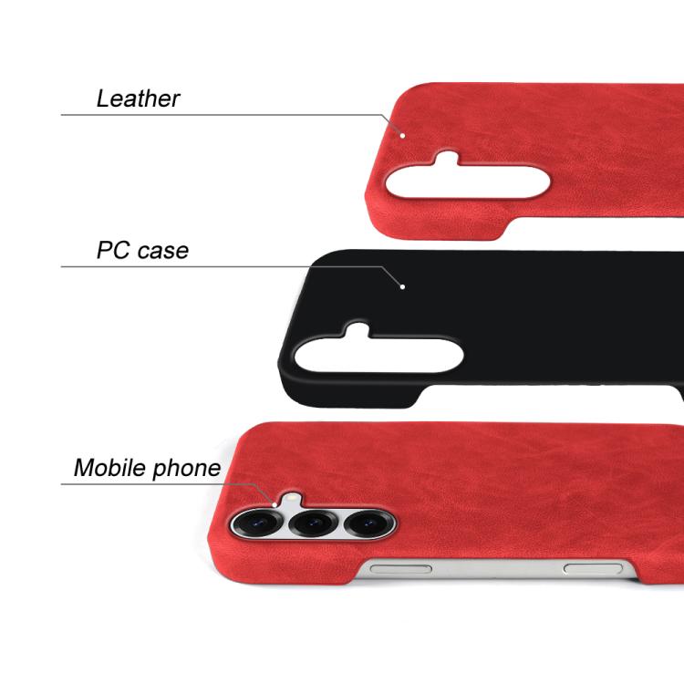 For Galaxy S25 5G Retro-skin Magnetic Vegan Leather Back Phone Case