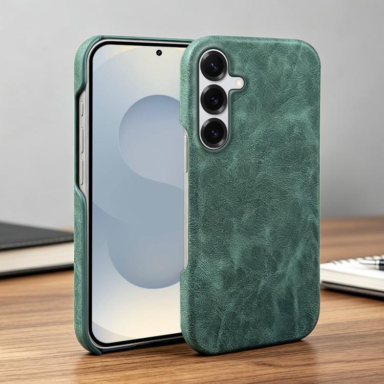 For Galaxy S25 5G Retro-skin Magnetic Vegan Leather Back Phone Case