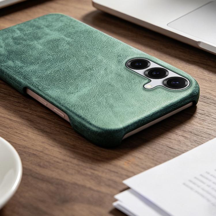 For Galaxy S25 5G Retro-skin Magnetic Vegan Leather Back Phone Case