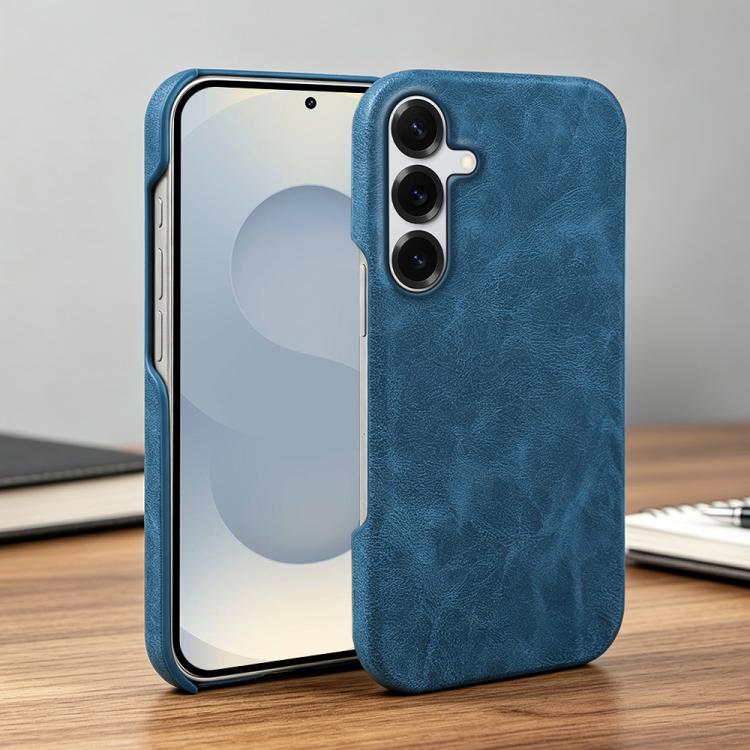 For Galaxy S25 5G Retro-skin Magnetic Vegan Leather Back Phone Case