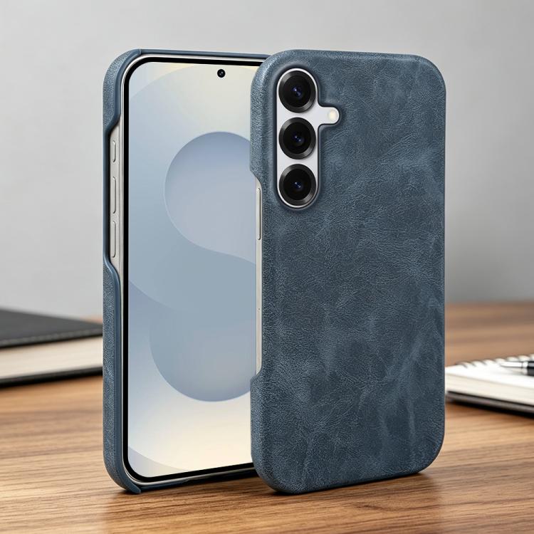 For Galaxy S25 5G Retro-skin Magnetic Vegan Leather Back Phone Case