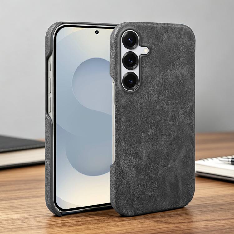 For Galaxy S25 5G Retro-skin Magnetic Vegan Leather Back Phone Case