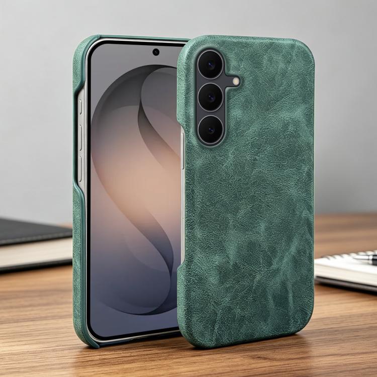 For Galaxy S25 FE 5G Retro-skin Magnetic Vegan Leather Back Phone Case