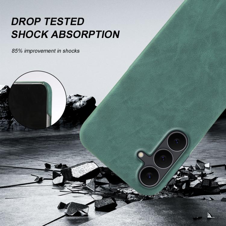 For Galaxy S25 FE 5G Retro-skin Magnetic Vegan Leather Back Phone Case