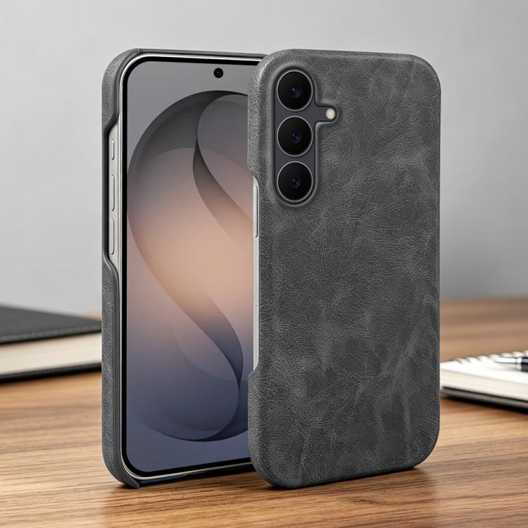 For Galaxy S25 FE 5G Retro-skin Magnetic Vegan Leather Back Phone Case