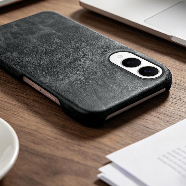 For Galaxy S25 Edge 5G Retro-skin Magnetic Vegan Leather Back Phone Case