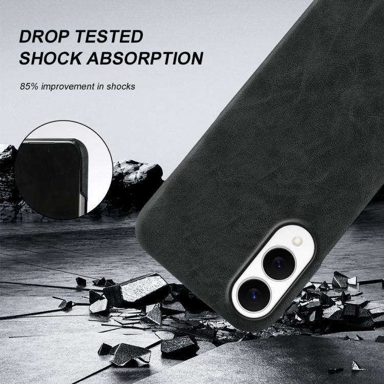 For Galaxy S25 Edge 5G Retro-skin Magnetic Vegan Leather Back Phone Case