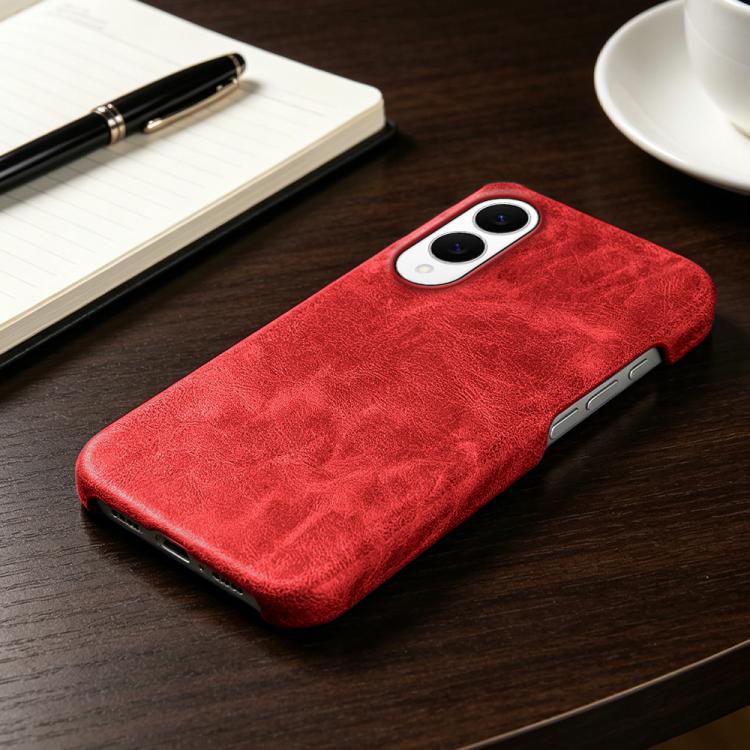 For Galaxy S25 Edge 5G Retro-skin Magnetic Vegan Leather Back Phone Case